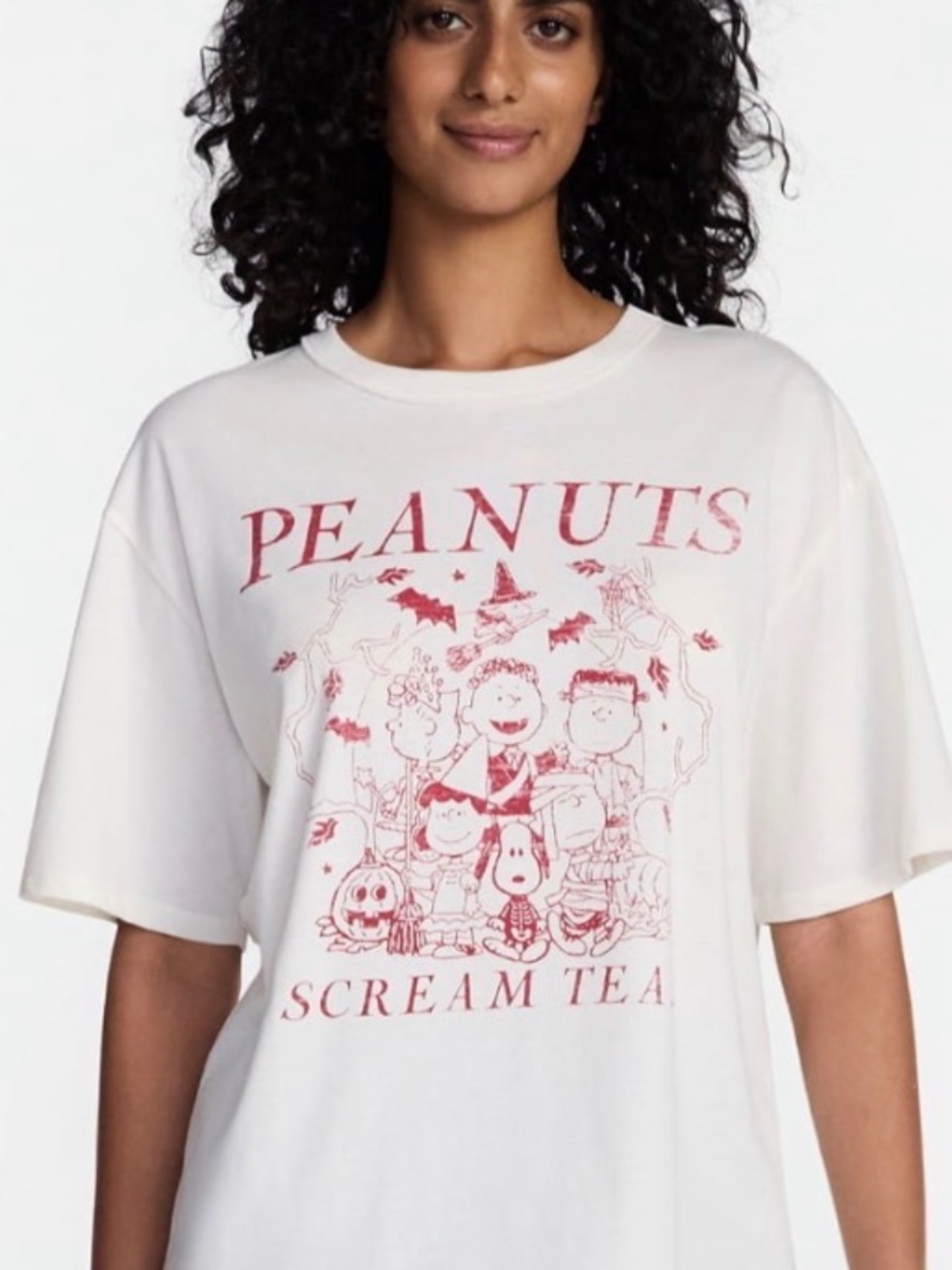 Peanuts Women’s Vanilla Graphic Halloween T-Shirt Size XXL NWT - Picture 6 of 11